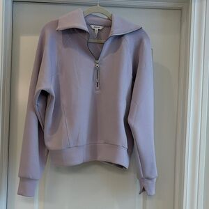 Spanx Air Essentials Lilac Half-Zip